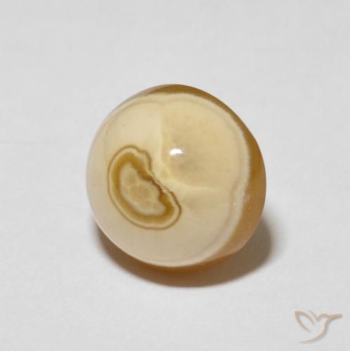 Ágata Multicolor natural de 7.82 ct, Redondo, Opaco