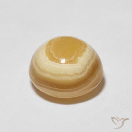 Ágata Multicolor natural de 9.82 ct, Redondo, Opaco