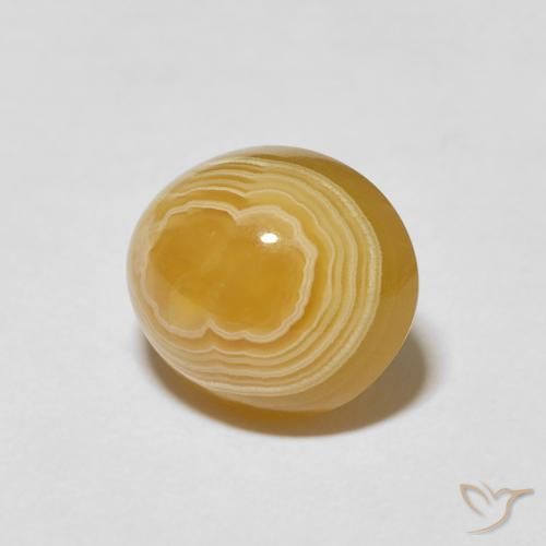 Ágata Multicolor natural de 5.64 ct, Ovalada, Opaco
