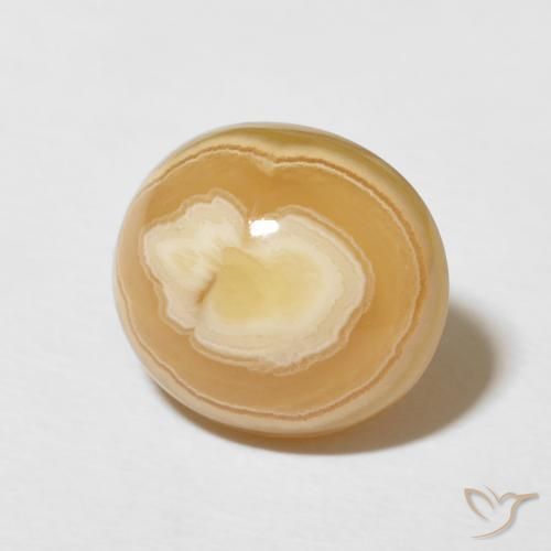 Ágata Multicolor natural de 7.17 ct, Ovalada, Opaco