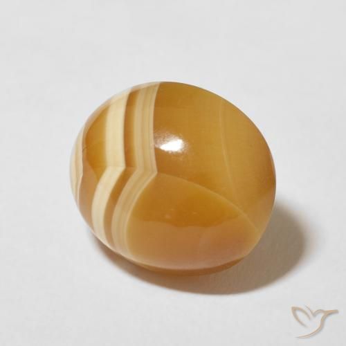 Ágata Multicolor natural de 10.07 ct, Ovalada, Opaco