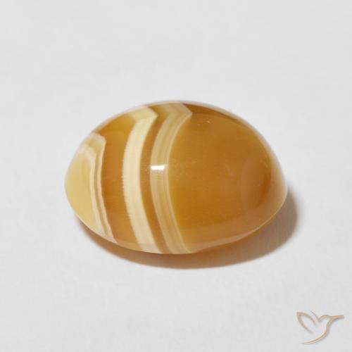 Ágata Multicolor natural de 10.07 ct, Ovalada, Opaco