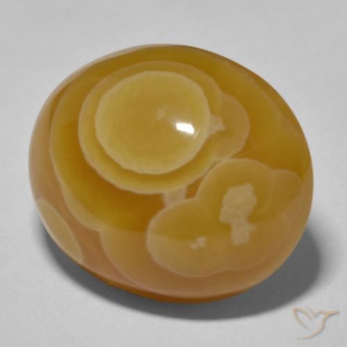 Ágata Multicolor natural de 30.69 ct, Ovalada, Opaco