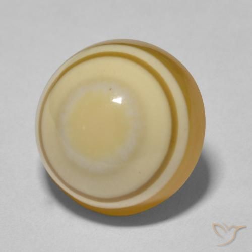 Ágata Multicolor natural de 13.04 ct, Redondo, Opaco