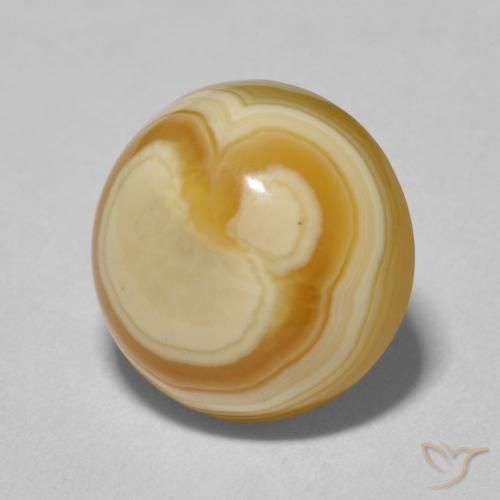 Ágata Multicolor natural de 7.66 ct, Redondo, Opaco