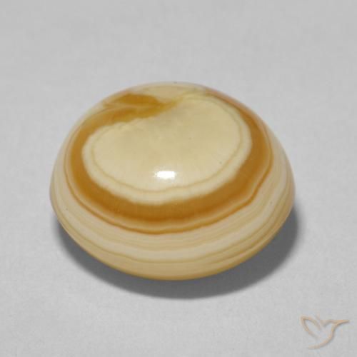 Ágata Multicolor natural de 7.66 ct, Redondo, Opaco
