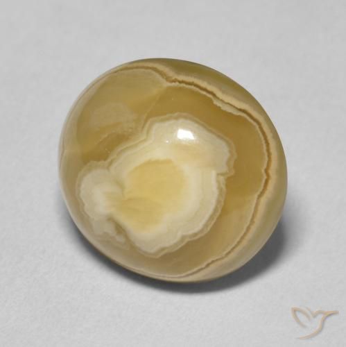 Ágata Multicolor natural de 7.68 ct, Ovalada, Opaco
