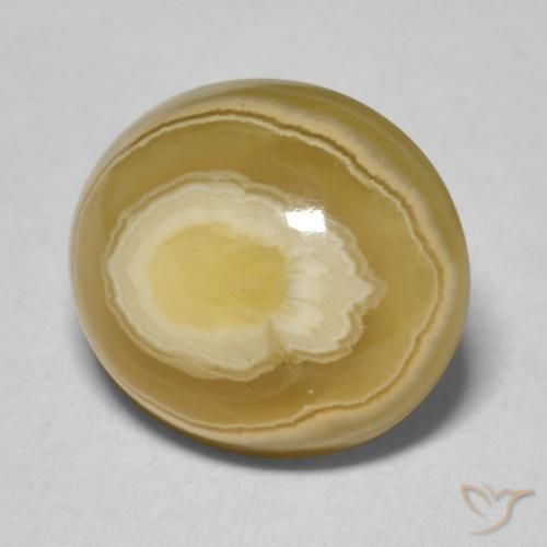 Ágata Multicolor natural de 8.84 ct, Ovalada, Opaco