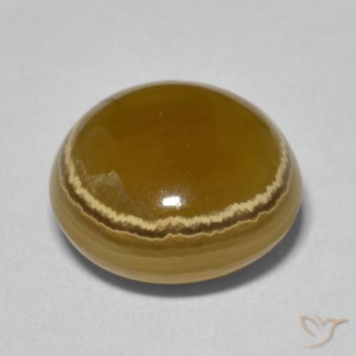 Ágata Multicolor natural de 8.46 ct, Redondo, Opaco