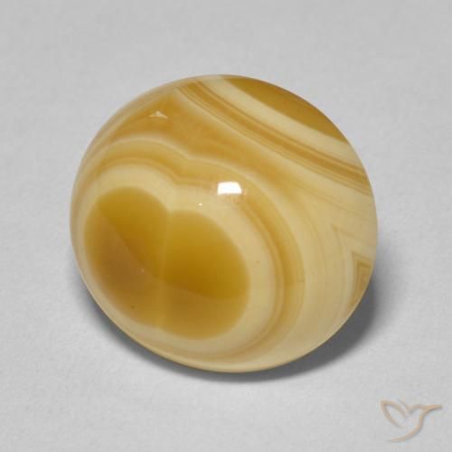Ágata Multicolor natural de 10.80 ct, Ovalada, Opaco