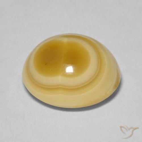Ágata Multicolor natural de 10.80 ct, Ovalada, Opaco