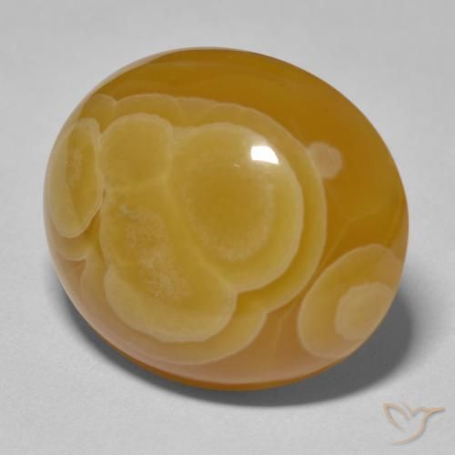 Ágata Multicolor natural de 30.72 ct, Ovalada, Opaco