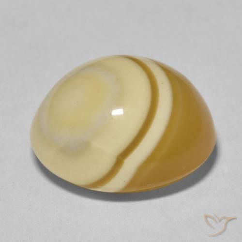Ágata Multicolor natural de 12.09 ct, Ovalada, Opaco