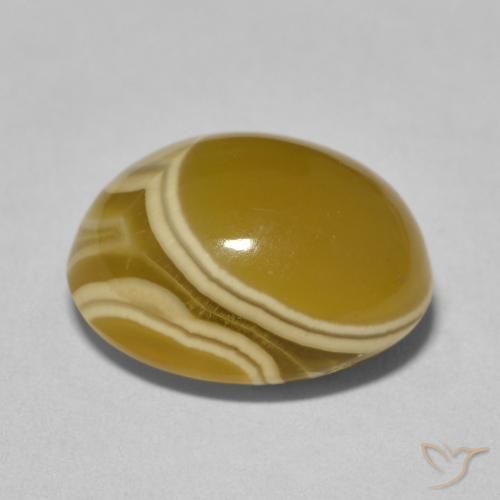 Ágata Multicolor natural de 12.00 ct, Ovalada, Opaco