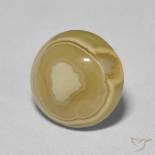 Ágata Multicolor natural de 4.76 ct, Redondo, Opaco