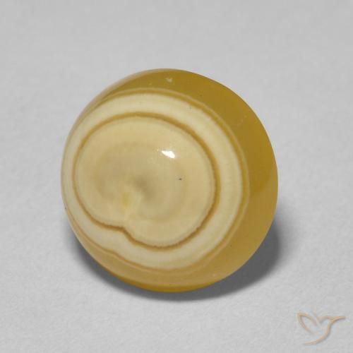 Ágata Multicolor natural de 5.35 ct, Redondo, Opaco