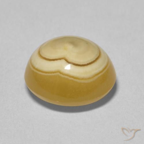 Ágata Multicolor natural de 5.35 ct, Redondo, Opaco