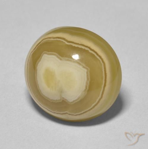Ágata Multicolor natural de 9.86 ct, Ovalada, Opaco