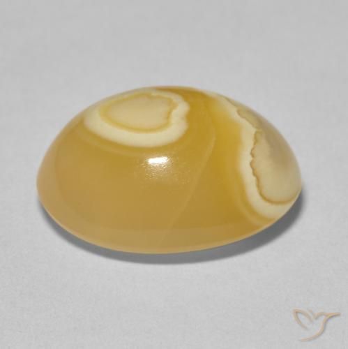 Ágata Multicolor natural de 10.85 ct, Ovalada, Opaco