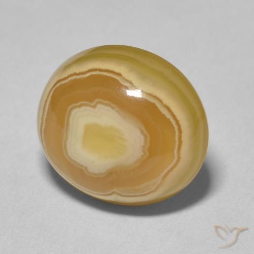 Ágata Multicolor natural de 7.93 ct, Ovalada, Opaco