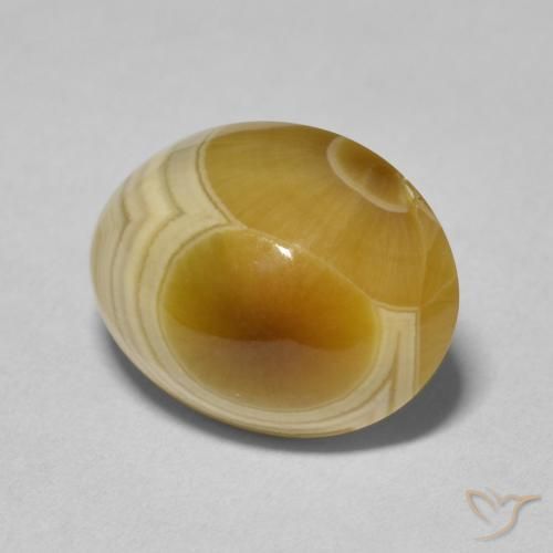 Ágata Multicolor natural de 8.06 ct, Ovalada, Opaco