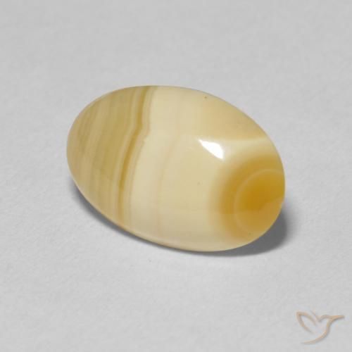 Ágata Multicolor natural de 3.76 ct, Ovalada, Opaco