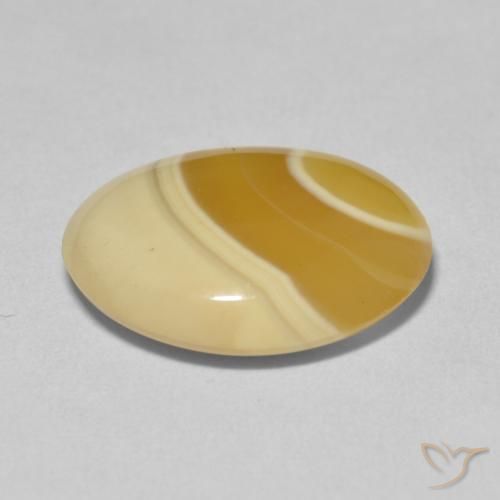 Ágata Multicolor natural de 8.04 ct, Ovalada, Opaco