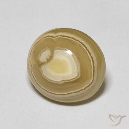 Ágata Multicolor natural de 7.16 ct, Ovalada, Opaco