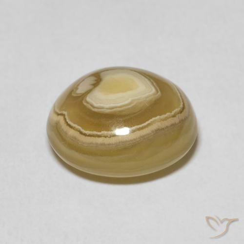 Ágata Multicolor natural de 7.16 ct, Ovalada, Opaco