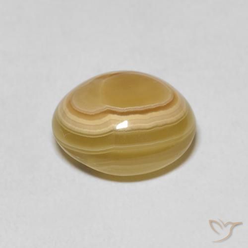 Ágata Multicolor natural de 7.01 ct, Ovalada, Opaco
