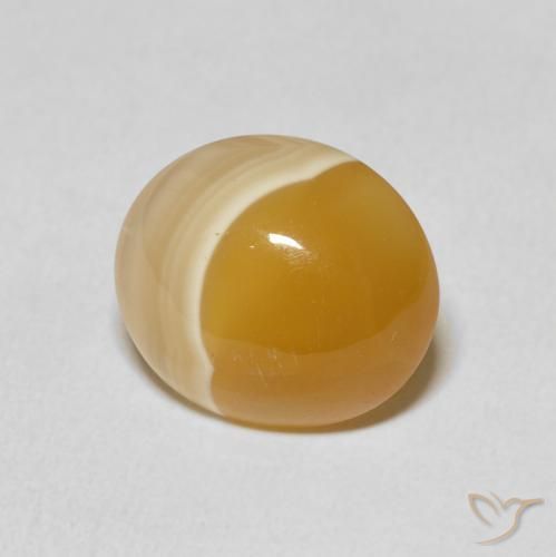Ágata Multicolor natural de 8.17 ct, Ovalada, Opaco