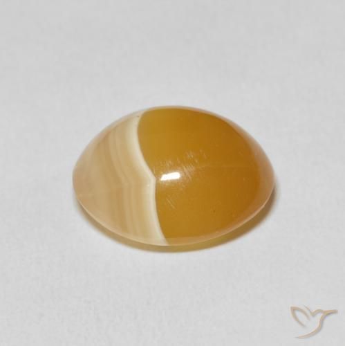 Ágata Multicolor natural de 8.17 ct, Ovalada, Opaco