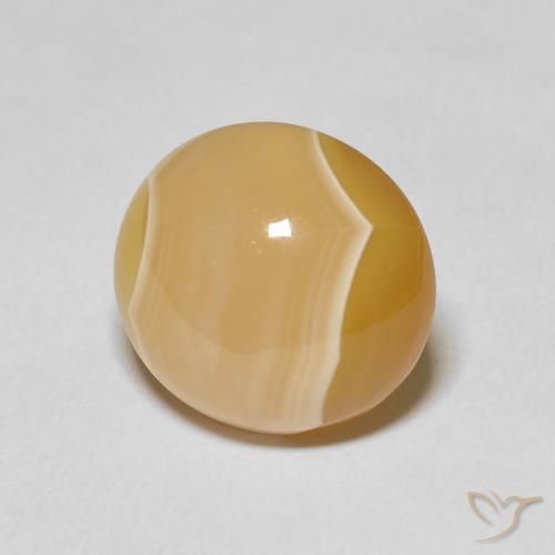 Ágata Multicolor natural de 16.41 ct, Redondo, Opaco