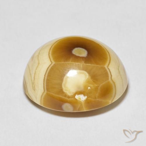 Ágata Multicolor natural de 19.18 ct, Ovalada, Opaco