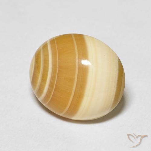 Ágata Multicolor natural de 9.32 ct, Ovalada, Opaco