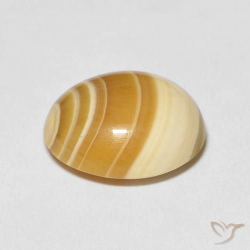 Ágata Multicolor natural de 9.32 ct, Ovalada, Opaco