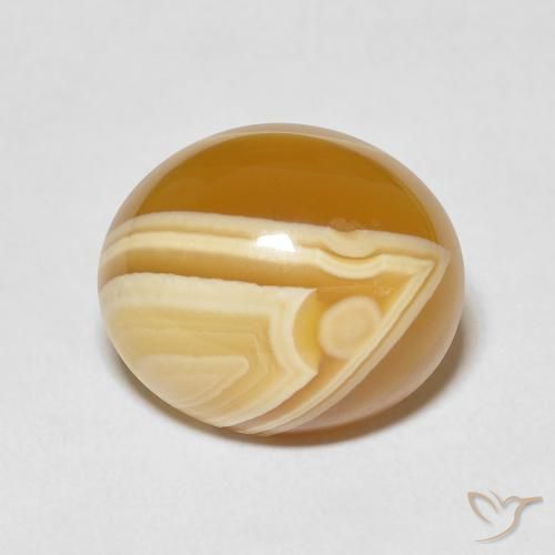 17.00ct Natural Multicolor Ágata, Ovalada, Opaco