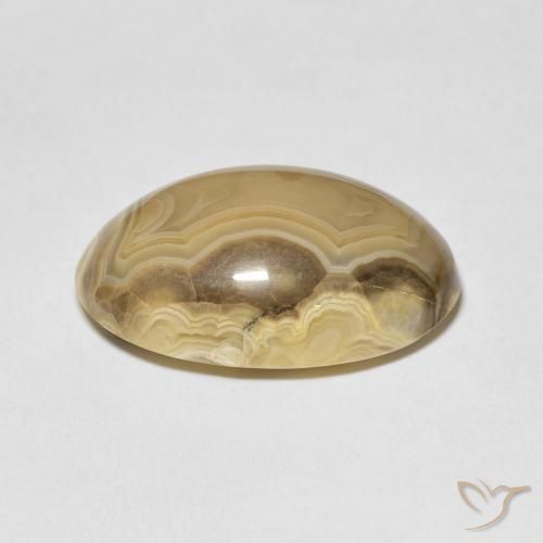 Ágata Multicolor natural de 26.72 ct, Ovalada, Opaco