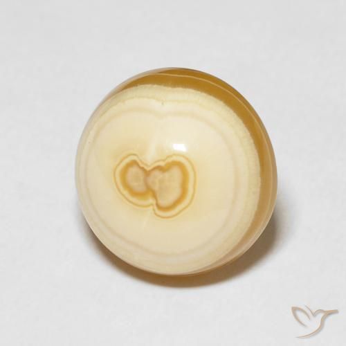 Ágata Multicolor natural de 12.10 ct, Redondo, Opaco
