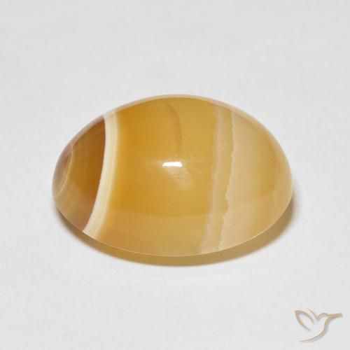 Ágata Multicolor natural de 26.17 ct, Ovalada, Opaco