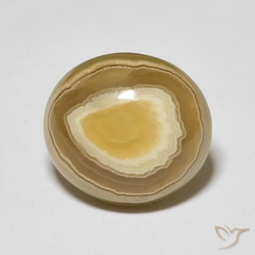 11.55ct Natural Multicolor Ágata, Ovalada, Opaco