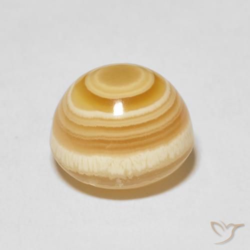Ágata Multicolor natural de 8.87 ct, Ovalada, Opaco