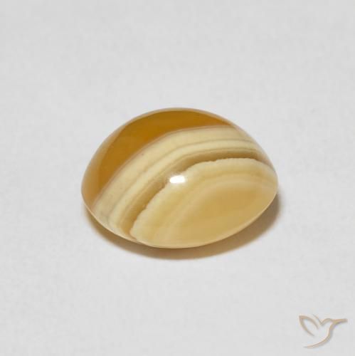Ágata Multicolor natural de 3.31 ct, Ovalada, Opaco