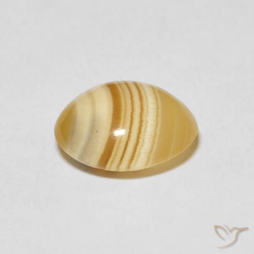 Ágata Multicolor natural de 2.88 ct, Ovalada, Opaco