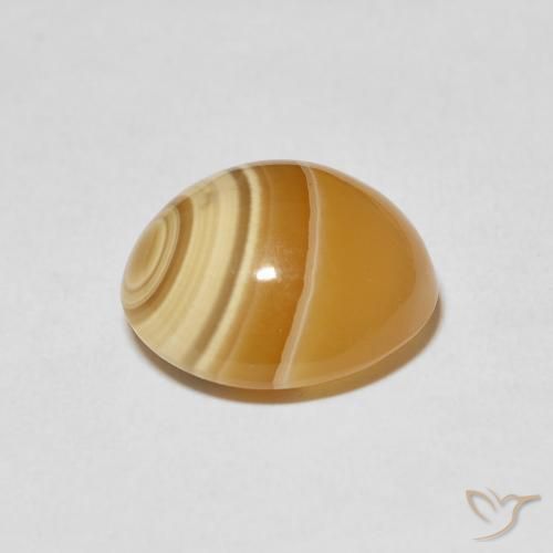 Ágata Multicolor natural de 10.22 ct, Ovalada, Opaco