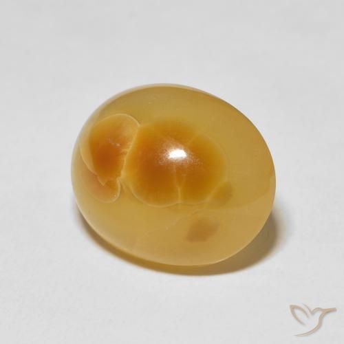 Ágata Multicolor natural de 14.40 ct, Ovalada, Opaco
