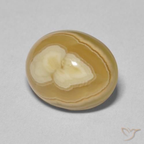 Ágata Multicolor natural de 6.49 ct, Ovalada, Opaco