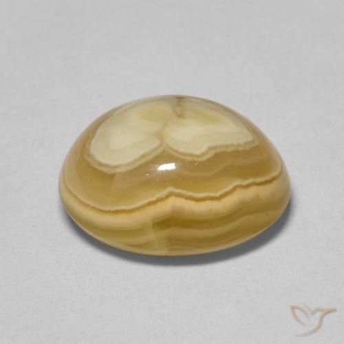 Ágata Multicolor natural de 6.49 ct, Ovalada, Opaco