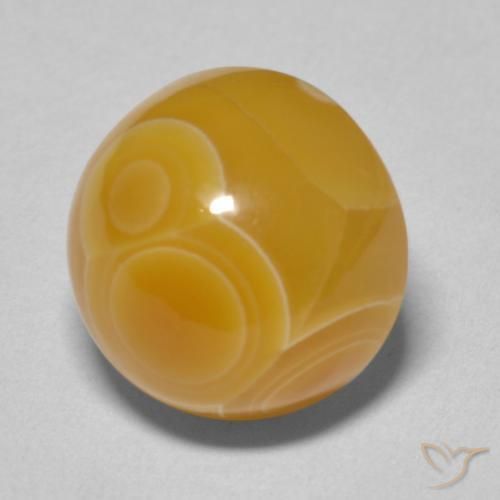 Ágata Multicolor natural de 15.40 ct, Redondo, Opaco