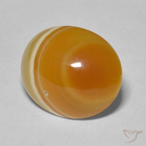 Ágata Multicolor natural de 13.38 ct, Ovalada, Opaco